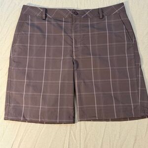 Under Armour Men's Charcoal Plaid Shorts